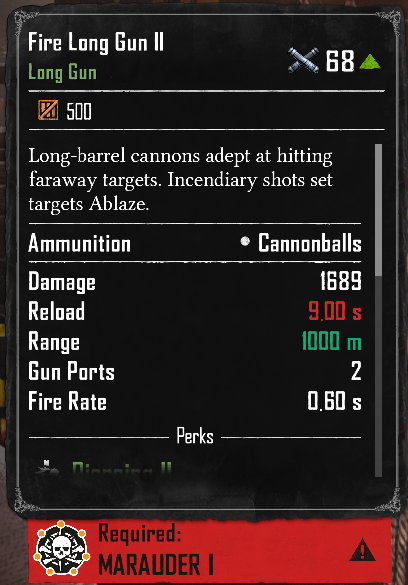Fire Long Gun II (Required:Marauder 1)